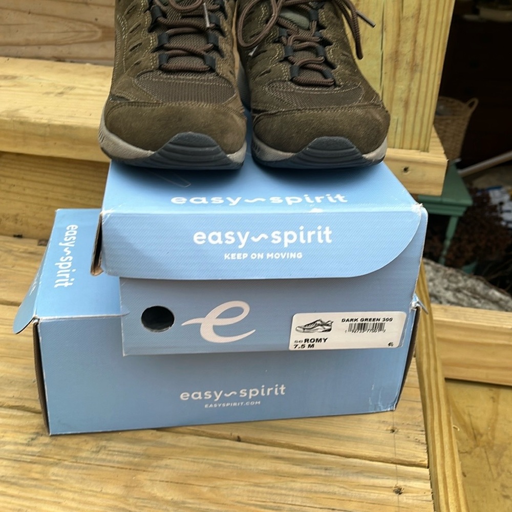 Easy Spirit Dark Green Romy Sneakers